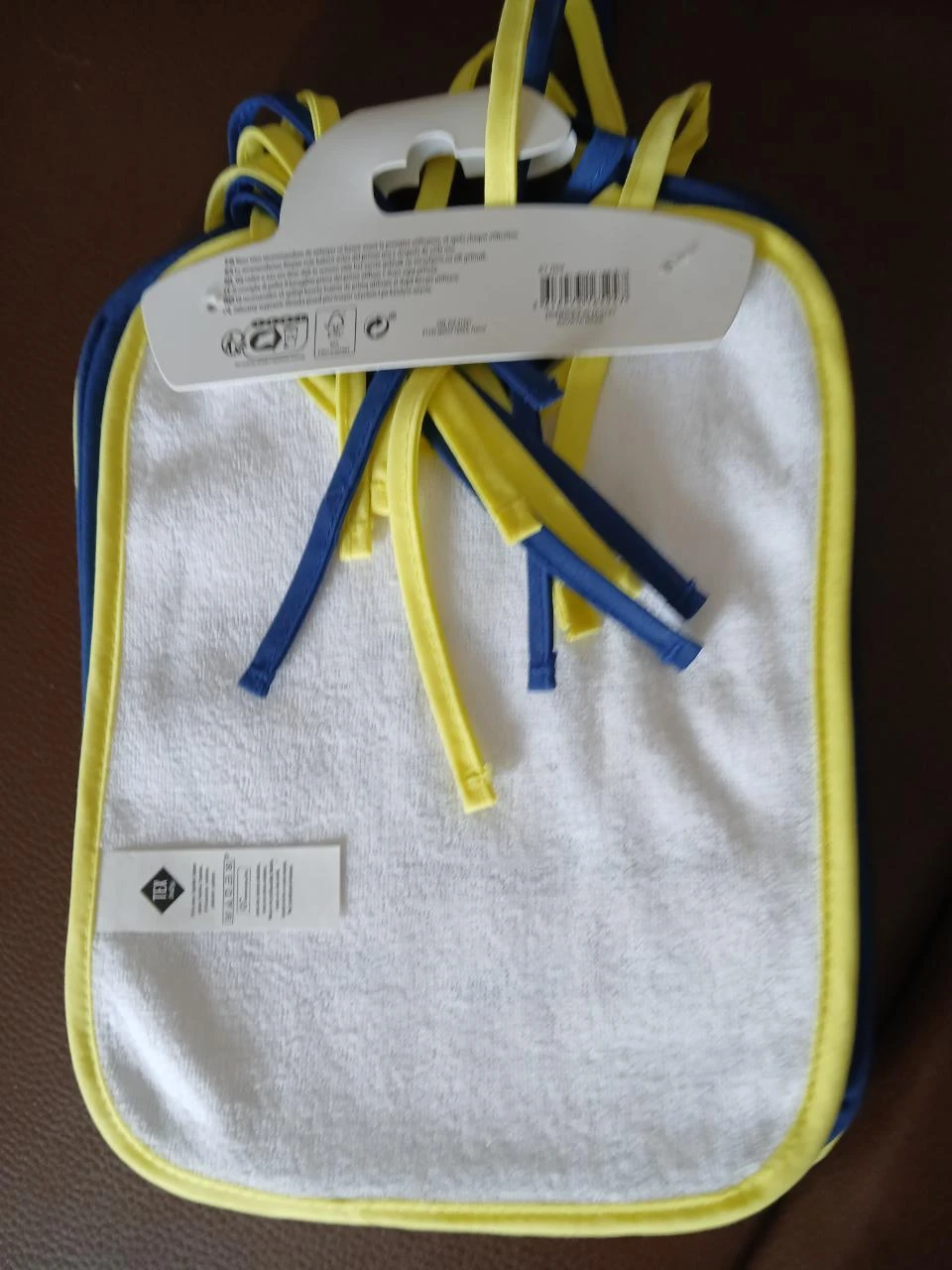 lot de sept bavoirs bebe en coton tex baby – photo 5
